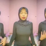 Acel Celva Colmek dengan Hijab Tetap Nempel